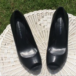 Peep toe heels.  Re-posh.  Didn’t fit